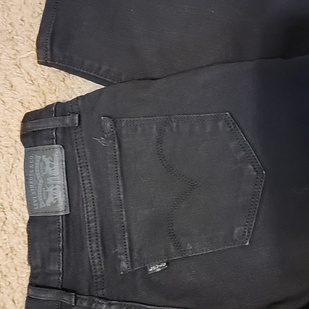 Levi Strauss 711 Skinny Black Jeans Sz. 28 - Picture 4 of 4